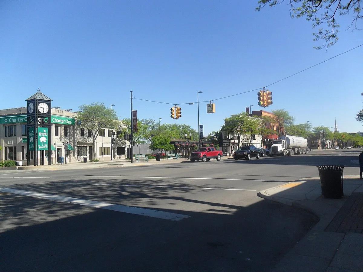 Downtown Wyandotte, Michigan