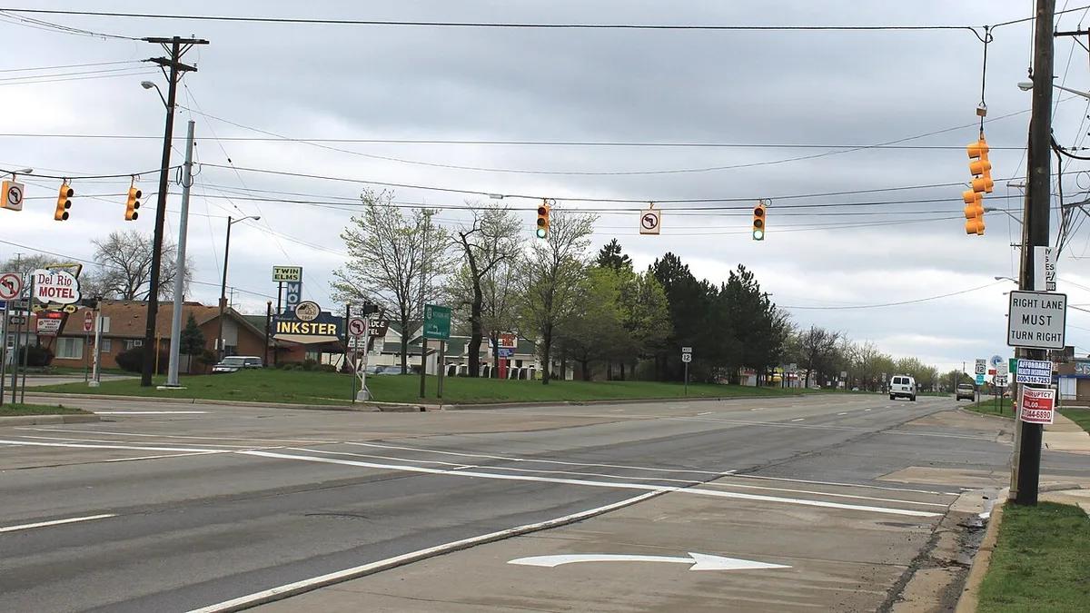 Downtown Inkster, Michigan